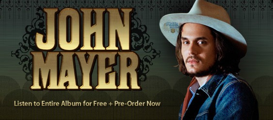 iTunes Canada: Free Listen To John Mayers New Album Photo iTunes Canada: Free Listen To John Mayers New Album