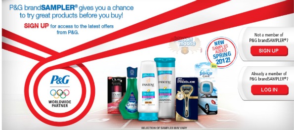 P&G Brandsampler Canada: New Samples Available