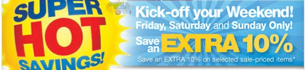 sears Sears Canada: Save An Extra 10% Off Select Sale Priced Items