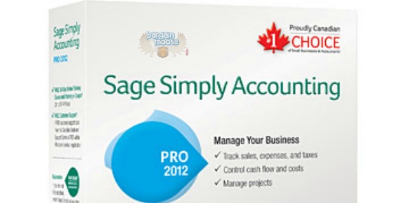 Staples Canada: 50% Off Sage Simply Accouting Pro 2012 Today Only Now $99.99 Photo Staples Canada: 50% Off Sage Simply Accouting Pro 2012 Today Only Now $99.99