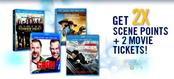 Cineplex Store Canada: 2x Scene Points & 2 Free Movies with $50 Purchase Photo Cineplex Store Canada: 2x Scene Points & 2 Free Movies with $50 Purchase