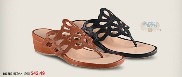 Locale Canada:Leather Wedge Sandal $42.49 (was $90) Photo Locale Canada:Leather Wedge Sandal $42.49 (was $90)