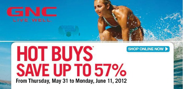 GNC Canada: Save up to 57%& B1G1 50% Off