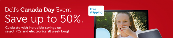 Dells Canada Day Event: Save Up To 50%