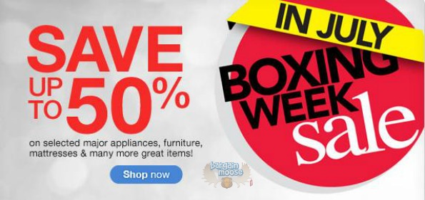 Sears Canada: Boxing Week in July Photo Sears Canada: Boxing Week in July