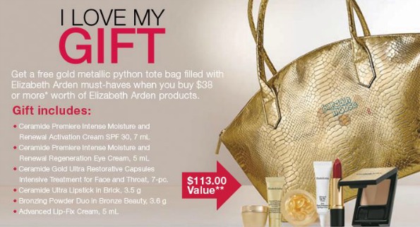Sears Canada: Free Elizabeth Arden Gift with $38 Purchase ($113 Value) Photo Sears Canada: Free Elizabeth Arden Gift with $38 Purchase ($113 Value)
