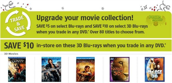 Future Shop Canada: Bring in Any DVD for Recycling & Save up to $10 on Select Blu rays Photo Future Shop Canada: Bring in Any DVD for Recycling & Save up to $10 on Select Blu rays