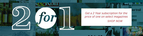 Zinio-2-for-1-offer Zinio Magazines: 2 Year Subs for the Price of 1