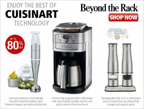Beyond The Rack: Up To 80% Off Factory Refurbished Cuisinart Kitchen Essentials Photo Beyond The Rack: Up To 80% Off Factory Refurbished Cuisinart Kitchen Essentials