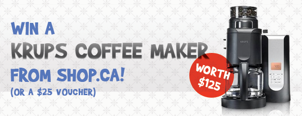 shopca krups contest post banner Bargainmoose Giveaway: Win a Krups Coffee Maker (Worth $125) & More From Shop.ca!!