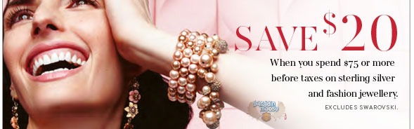 The Bay Canada Promo Code: Save $20 on $75+ (Sterling Silver & Fashion Jewellry)