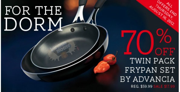 The Bay Canada: Twin Pack Frying Pans 70% Off Photo The Bay Canada: Twin Pack Frying Pans 70% Off