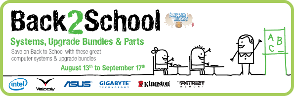 MemoryExpress.com Back to School Sale: PCs, Upgrade Bundles & Parts (Save up to $175) Photo MemoryExpress.com Back to School Sale: PCs, Upgrade Bundles & Parts (Save up to $175)