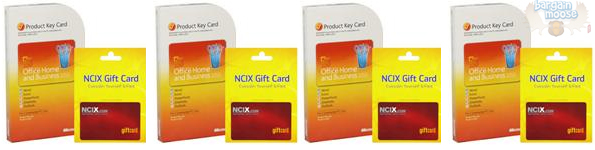 NCIX: $25 Gift Card & Free Shipping w/Microsoft Office Home & Business Photo NCIX: $25 Gift Card & Free Shipping w/Microsoft Office Home & Business