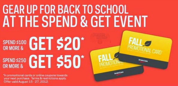 Sportchek Canada: Buy More Save More up to $50 Back