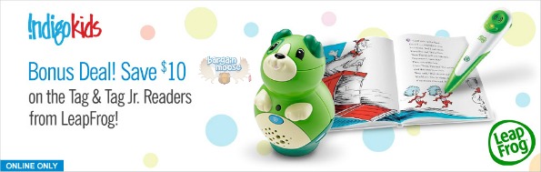 Chapters Canada: $10 Off Leapfrog Tag Readers & B2G1 Free Leapfrog Software
