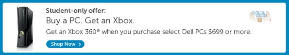 dell Dell Canada: Buy a Dell, Get a Free Xbox Student Offer