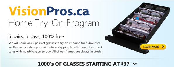 VisionPros Canada: Free Home Try On Program