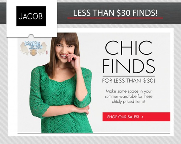 Jacob Canada: Chic Finds – Less Than $30 Sale
