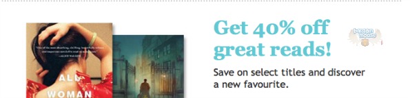 kobobooks Kobobooks Canada Coupon Code: 40% Off Select Reads