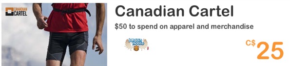livingsocial Living Social: $25 for $50 Worth @ Canadian Cartel