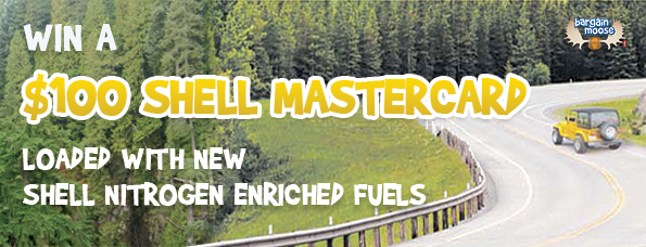 Bargainmoose Canadian Contest: Win a $100 Shell Mastercard