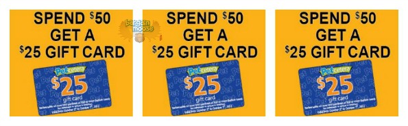 Petcetera: Free $25 Gift Card with $50+ Purchases Photo Petcetera: Free $25 Gift Card with $50+ Purchases