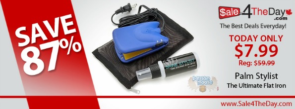 Sale4TheDay: Palm Stylist the Ultimate Flat Iron $7.99 (Was $59.99)