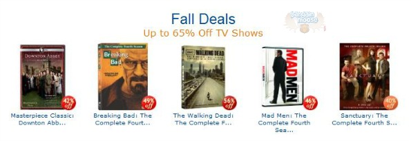 Amazon Canada: Huge Fall Deals up to 65% Off TV Shows Photo Amazon Canada: Huge Fall Deals up to 65% Off TV Shows