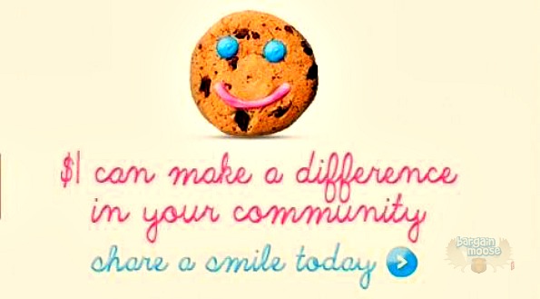 Tim Hortons Canada: $1 Cookies All Proceeds go to Charity Photo Tim Hortons Canada: $1 Cookies All Proceeds go to Charity