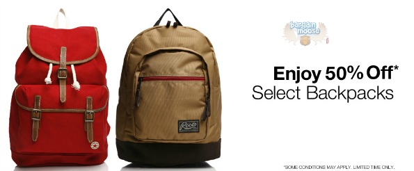 rootscanada Roots Canada: 20 50% off Backpacks