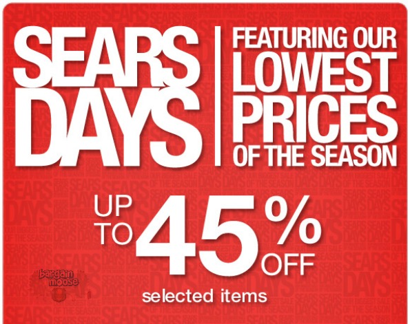 Sears Canada: Lowest Price Of The Season – Up To 45% Off Selected Items Photo Sears Canada: Lowest Price Of The Season – Up To 45% Off Selected Items