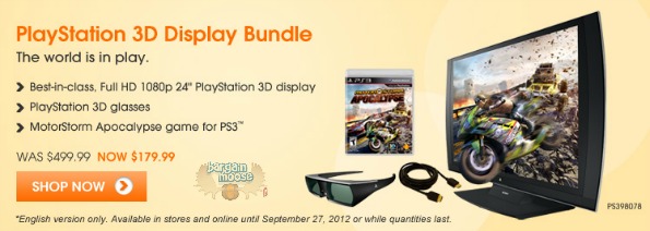 Sony Canada Promo: Playstation 3D Display Bundle Just $179.99