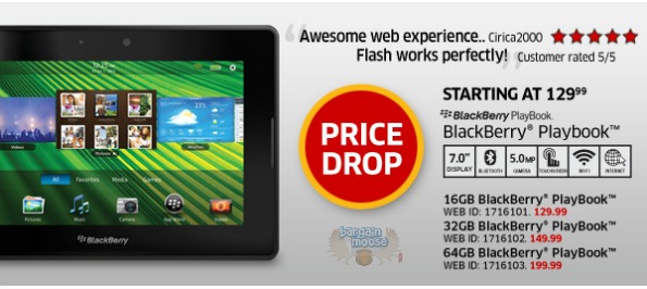 source The Source Canada: Price Drop on Blackberry Playbooks