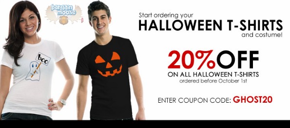 Wordans Canada: Coupon Code   20% Off All Halloween T Shirts