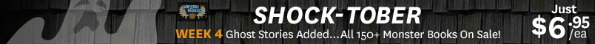 Audible.com: Shock tober! Week 4: Over 30 Ghost Audiobooks for $6.95 each + all Shock tober Titles now Available!