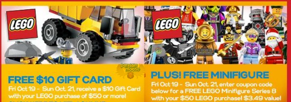 Mastermind Toys Coupon Code: Get a $10 Gift Card w/ $50 Lego Purchase & Free Gift