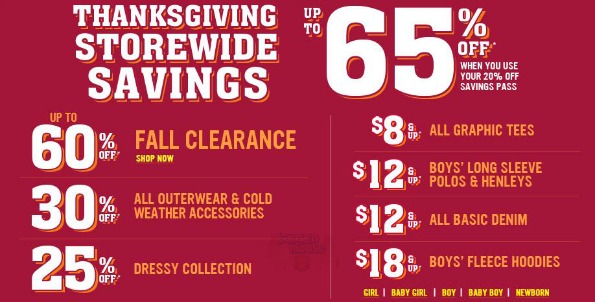 The Childrens Place Coupon Code: Save 20% & Thanksgiving Sales up to 65% off Photo The Childrens Place Coupon Code: Save 20% & Thanksgiving Sales up to 65% off