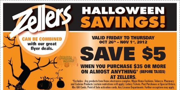 Zellers Canada: Save $5 on $35+ Printable Coupon