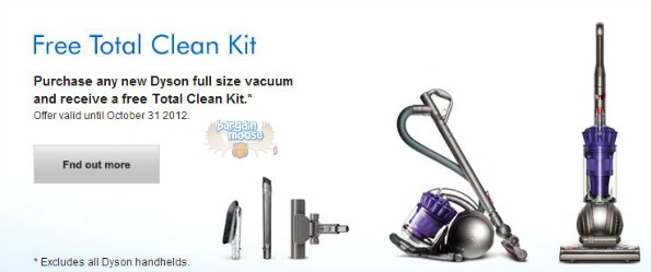 dyson Dyson Canada: Free Total Clean Kit from Dyson Canada