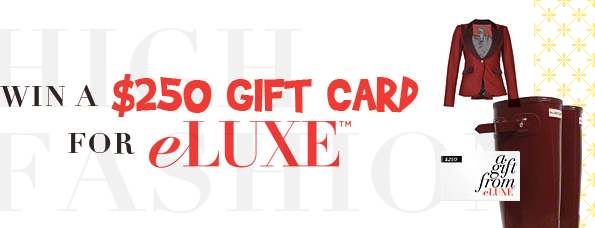 New Bargainmoose Giveaway:  Win a $250 Gift Card for eLuxe.ca!