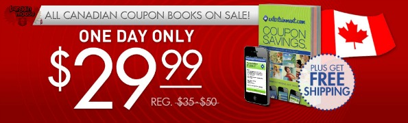 Entertainment Book: One Day All books $29.99