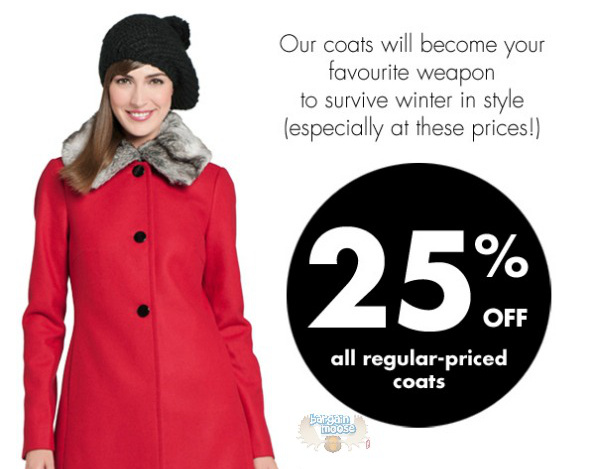 jacobcoupon Jacob Canada: Email Exclusive Promo Code & Printable Coupon For 25% Off Regular Priced Coats