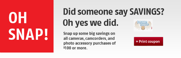 FutureShop.ca: Save up to $100 on Cameras, Camcorders and Accessories Online or Printable Photo FutureShop.ca: Save up to $100 on Cameras, Camcorders and Accessories Online or Printable