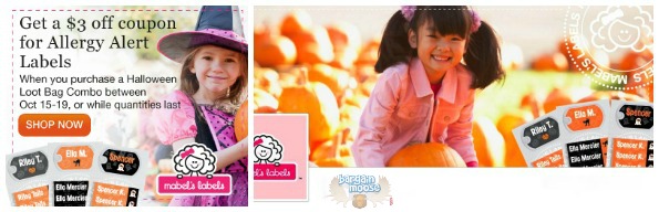Mabels Labels: $3 Coupon With Halloween Loot Bag Purchase