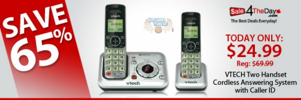 Sale 4 The Day Canada: VTECH 2 Handset Cordless Answering System $24.99