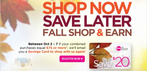 The Shopping Channel: Shop and Earn Savings Cards
