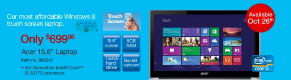 Staples Canada: Amazing Prices On Windows 8 Laptops