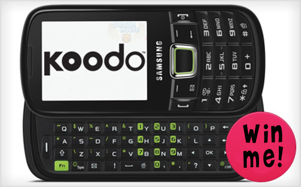 Surprise Bargainmoose Contest: Win a Samsung Evergreen Mobile Phone Here! (Total Value $113) 