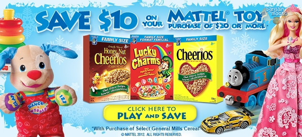 Mattel Save $10 on a Mattel Toy from Save.ca (Facebook)